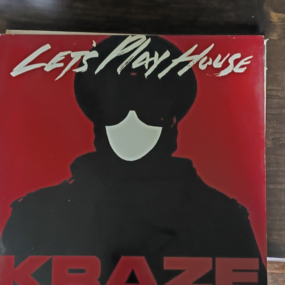 Kraze Let's Play House Vinyl Record Red Black Colored Vinyl Music Album