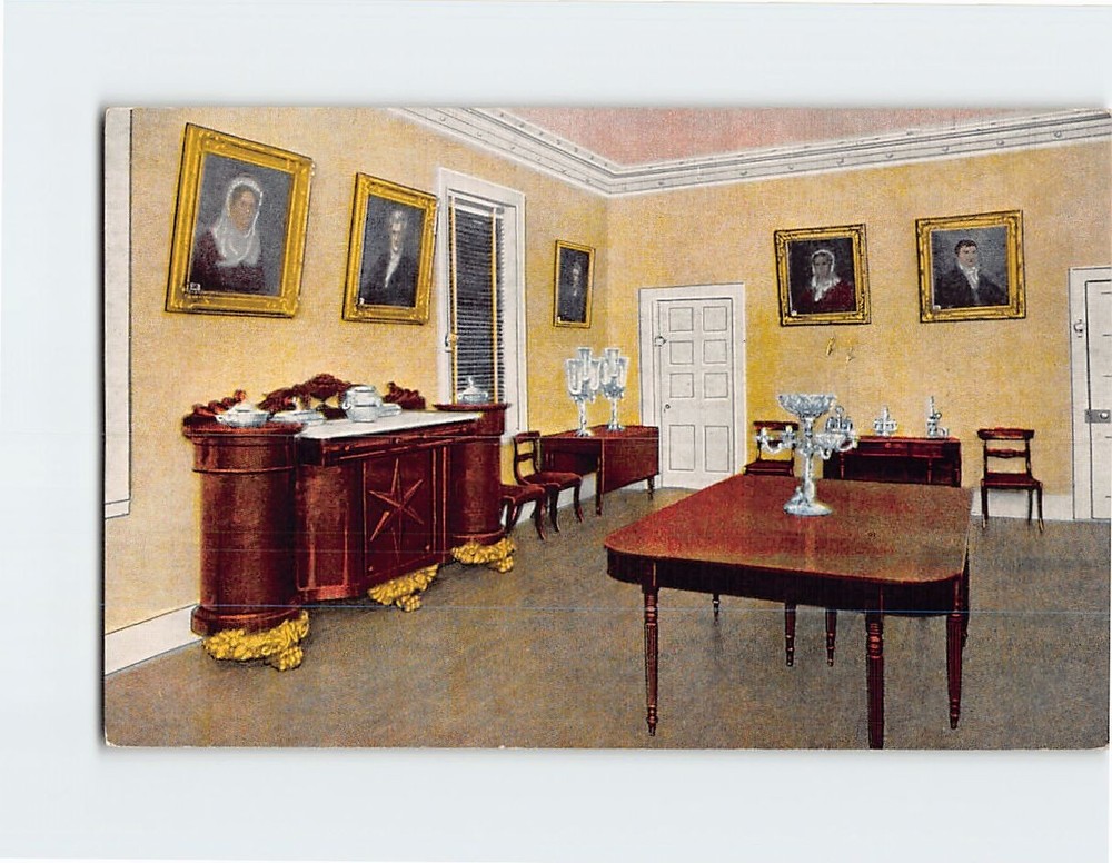 Postcard Dining Room The Hermitage Nashville Tennessee USA