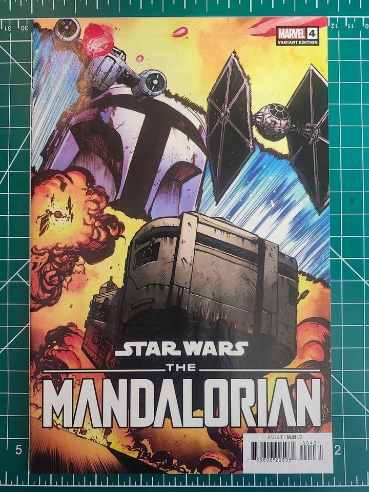 Star Wars Mandalorian #4 Daniel Warren Johnson Variant, Marvel Comic Book