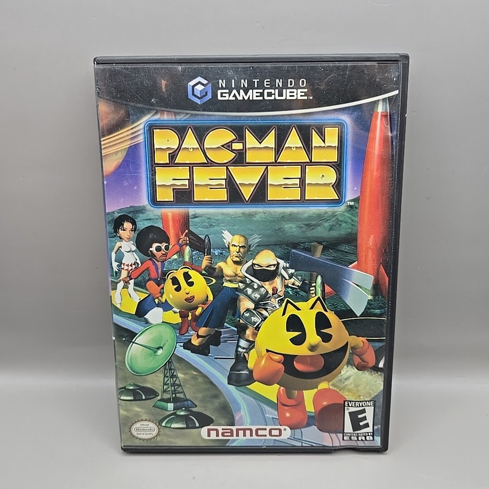 Pac-Man Fever (Nintendo GameCube, 2002) Disc And Case Namco Rated E