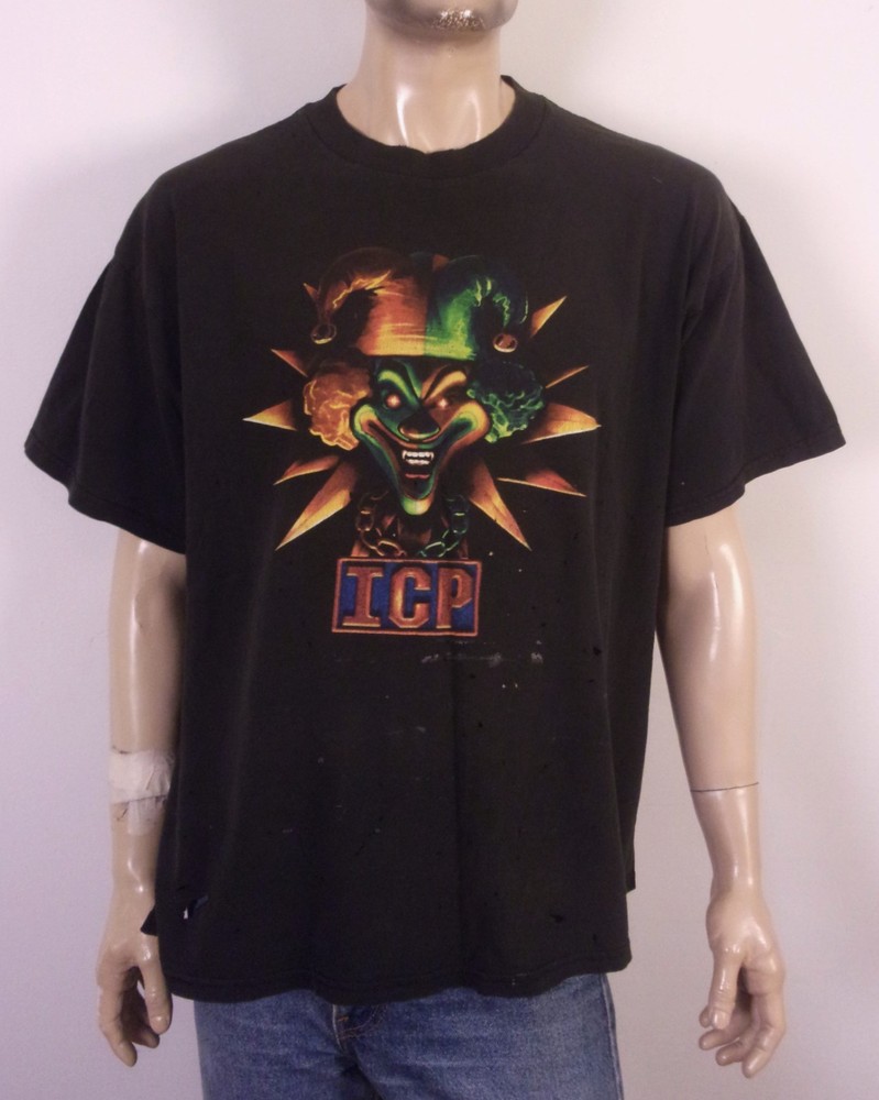 vintage 90s 00s Y2K Insane Clown Posse ICP T-Shirt 2 Sided 2000 Delta Tag 2XL