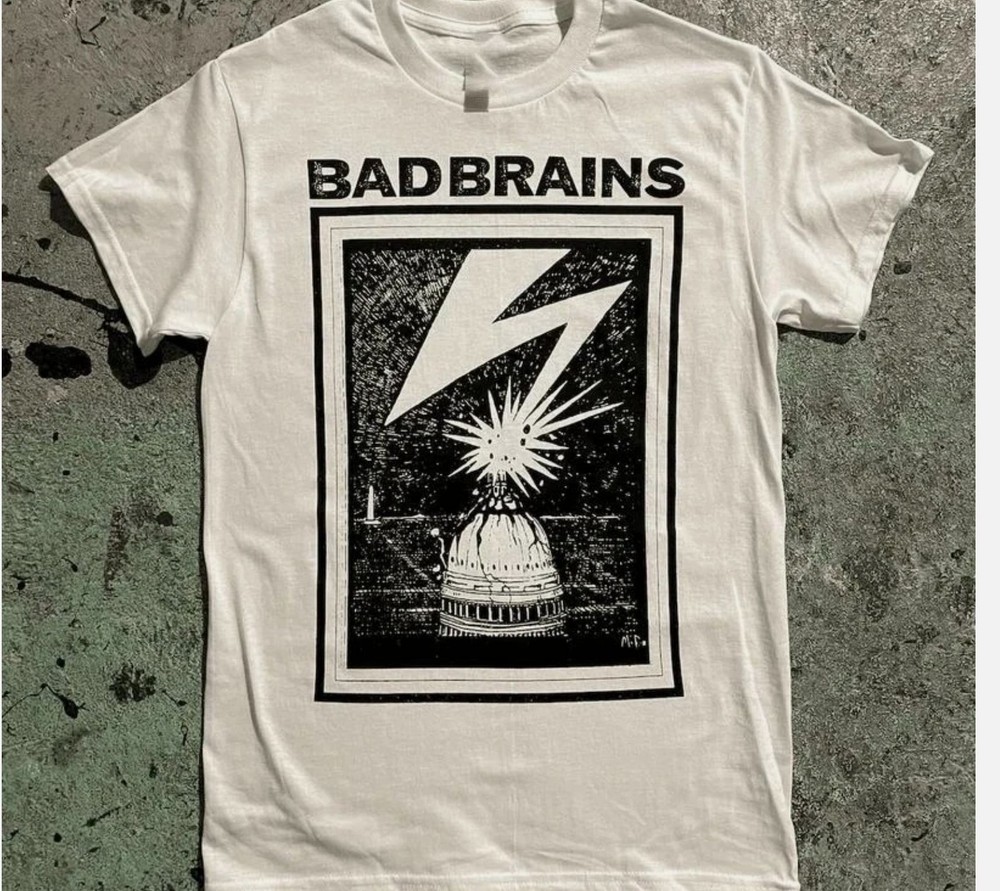 Bad Brains Shirt, Bad Brains Band White Short Sleeve Unisex T shirt