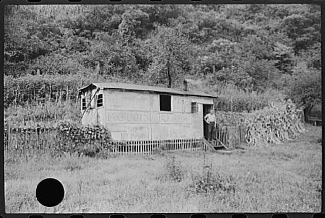 Photo:West Virginia Coal Mining Towns 1930s Miners Shack Rural Cabin FSA