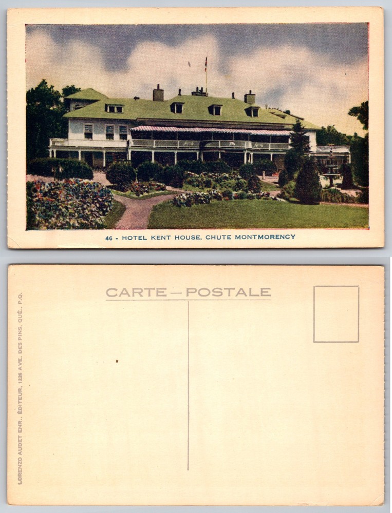 Hotel Kent House Chute Montmorency Postcard