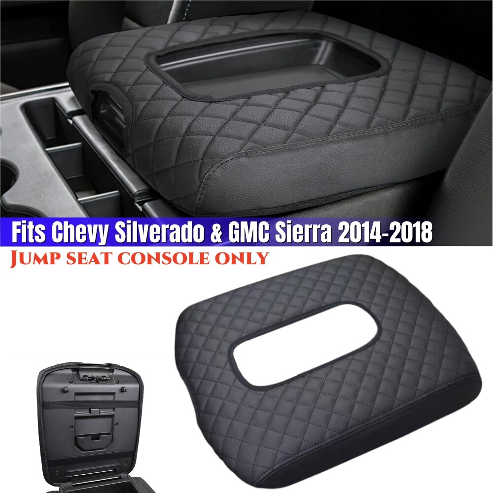 2014-2018 GMC Sierra Jump Seat Center Console Armrest Cover Pad