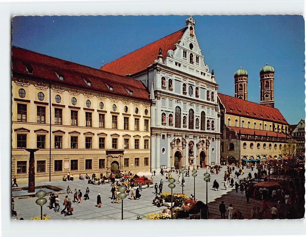Postcard St. Michael's Church Munich Germany