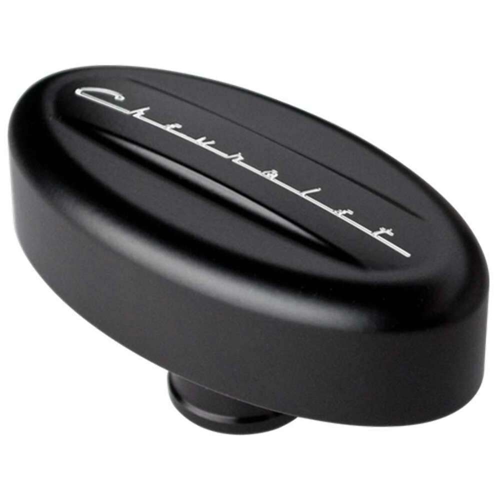 Billet Specialties BLK20923 Black Breather Valve Cover for Retro Chevrolets