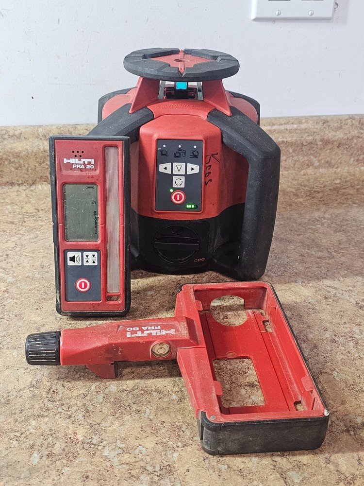 Hilti PR 35 Rotating Laser Level w/ PRA 20 Receiver Pre-owned