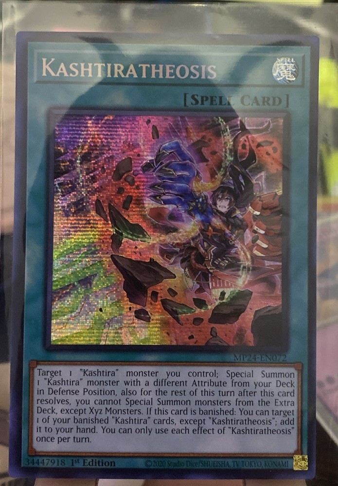 YuGiOh Kashtiratheosis MP24 Secret Rare 1st Edition Near Mint