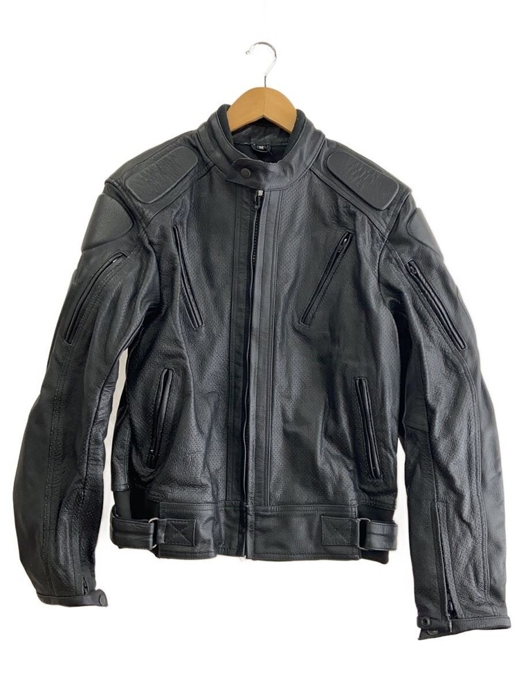 Genuine Leather/Leather Jacket Blouson/M/Leather/Blk 3499