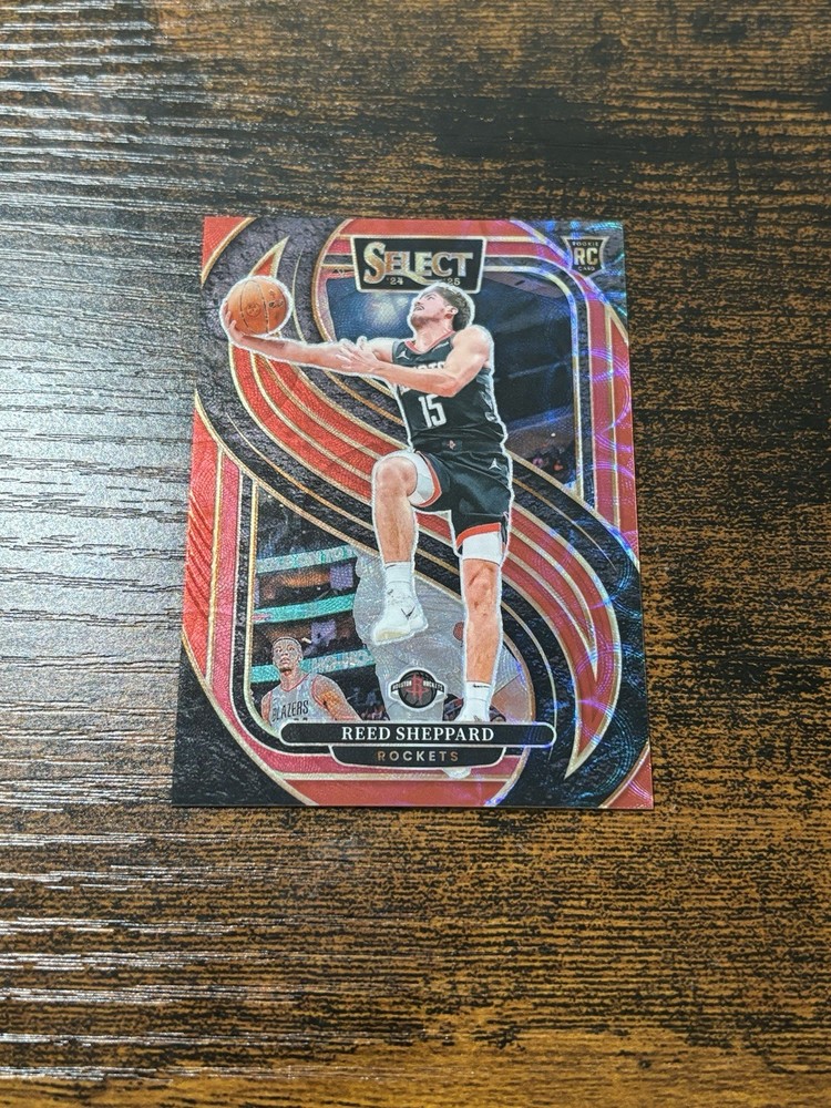 2024-25 Panini Select Reed Sheppard #181 Premier Level Red Scope Rookie RC /249