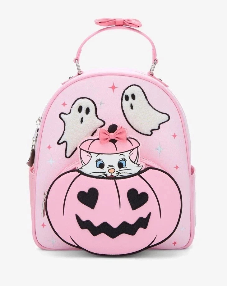 Disney The Aristocats Marie Cat Halloween Pink Ghost Backpack BoxLunch Exclusive