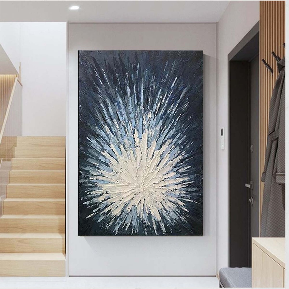 Light Luxury Art Oil Painting 100 Handmade Abstract Novel Texture Canvas Mural