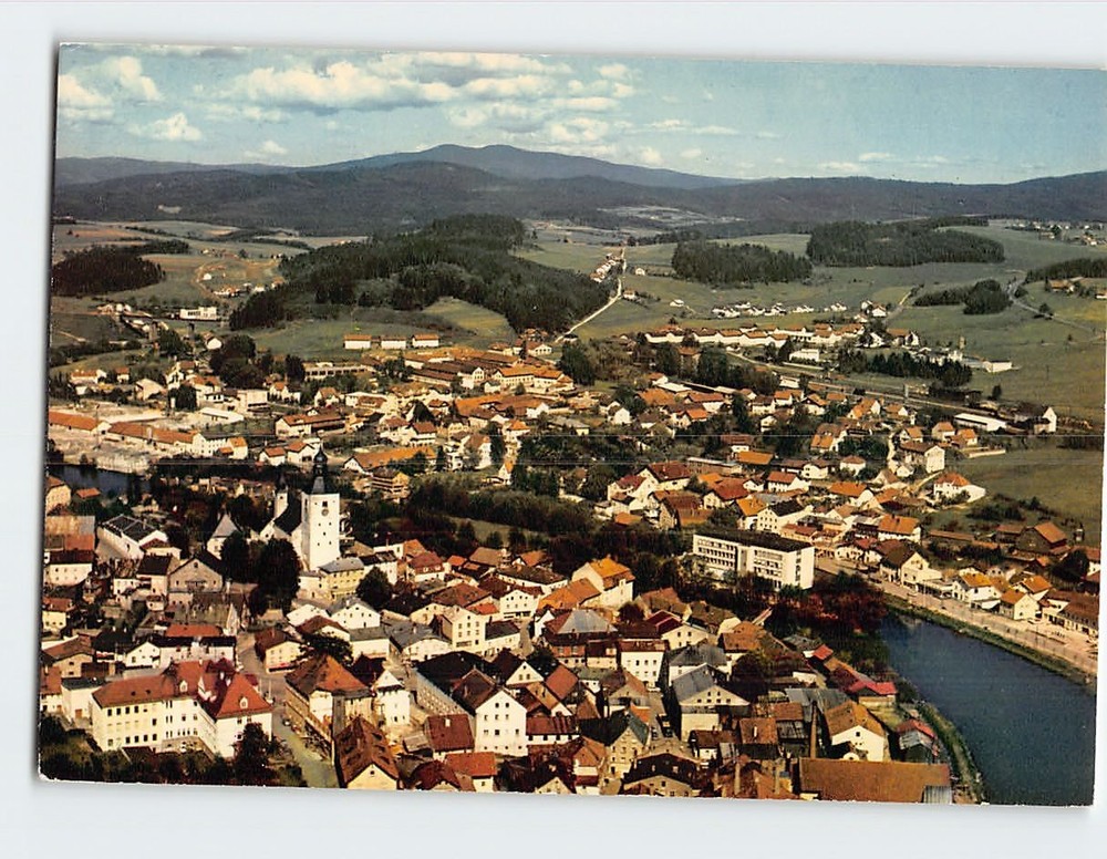 Postcard Erholungsort Regen Germany