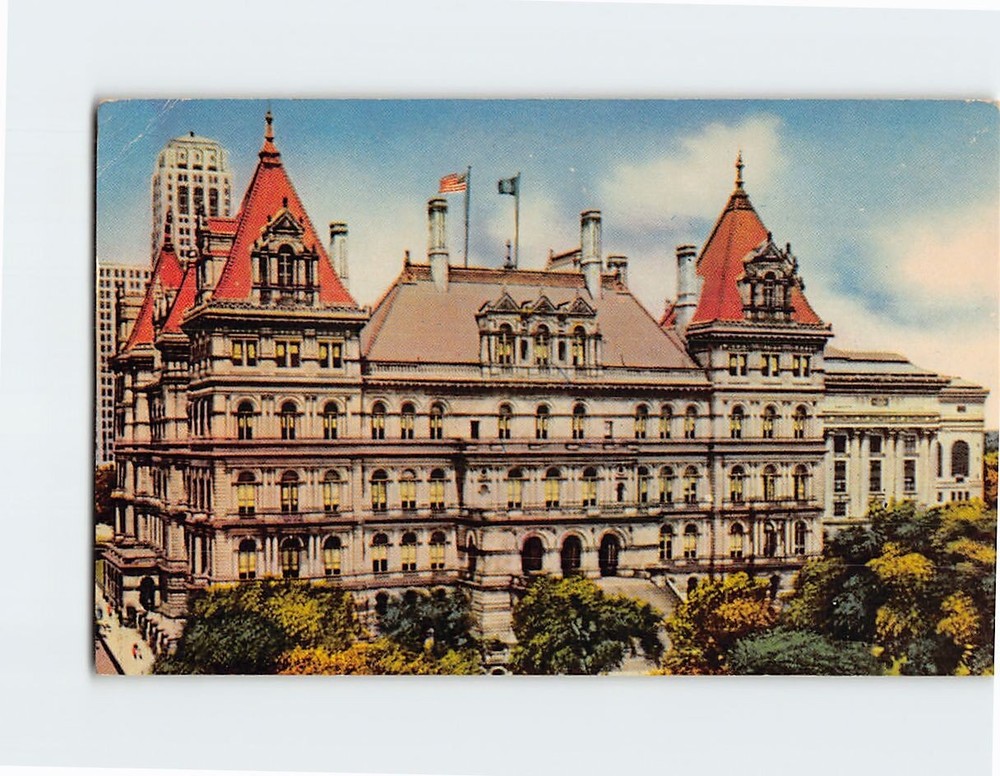 Postcard State Capitol Building Albany New York USA
