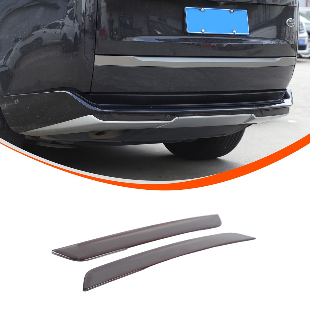 ABS Smoked Tail Light Cover Trim for Range Rover Vogue 2023+ Rear Fog Lamp-image