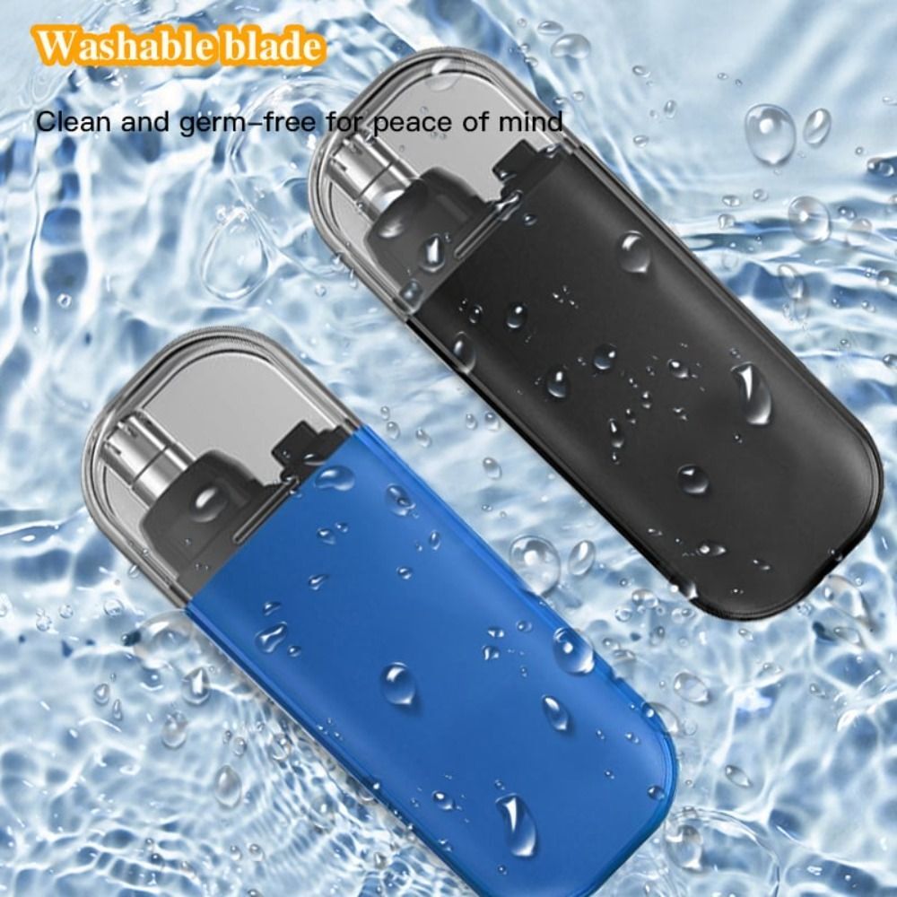 Rechargeable Mini Electric Nose Hair Trimmer ABS Electric Nose Hair Shaving-image