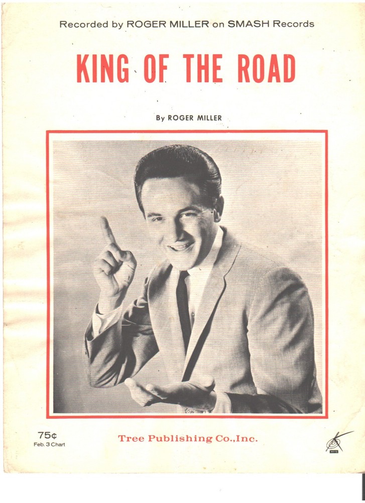 1965 Roger Miller King Of The Road  P/V/C  Sheet Music
