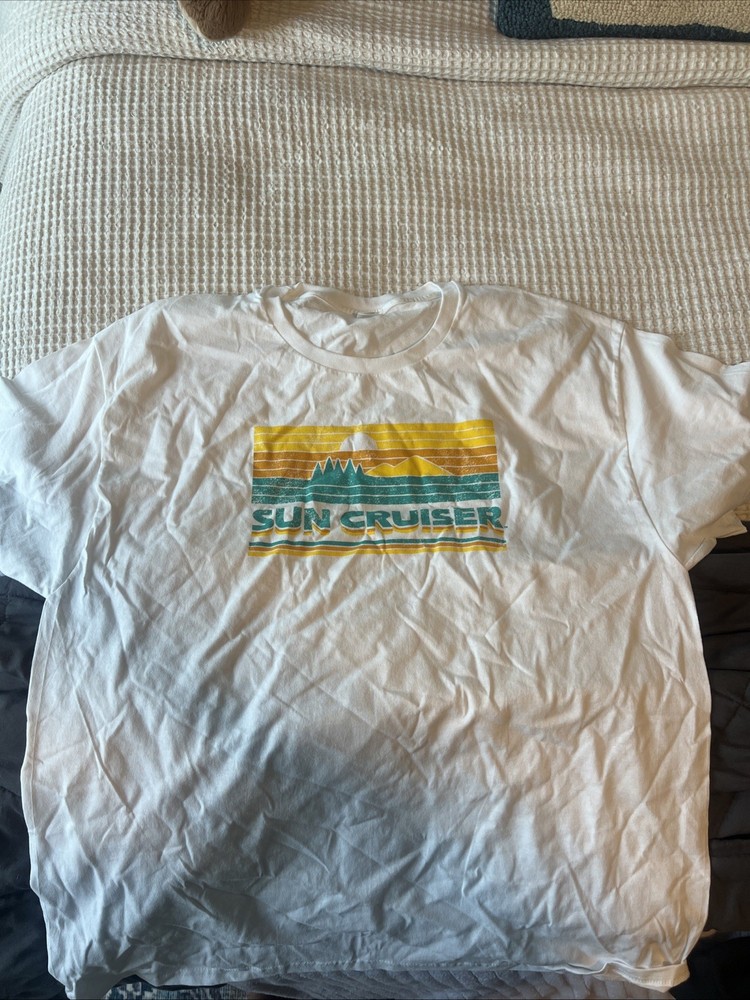 Sun Cruiser Iced Tea Vodka White T- Shirt by Hanes Adult Men's XL
