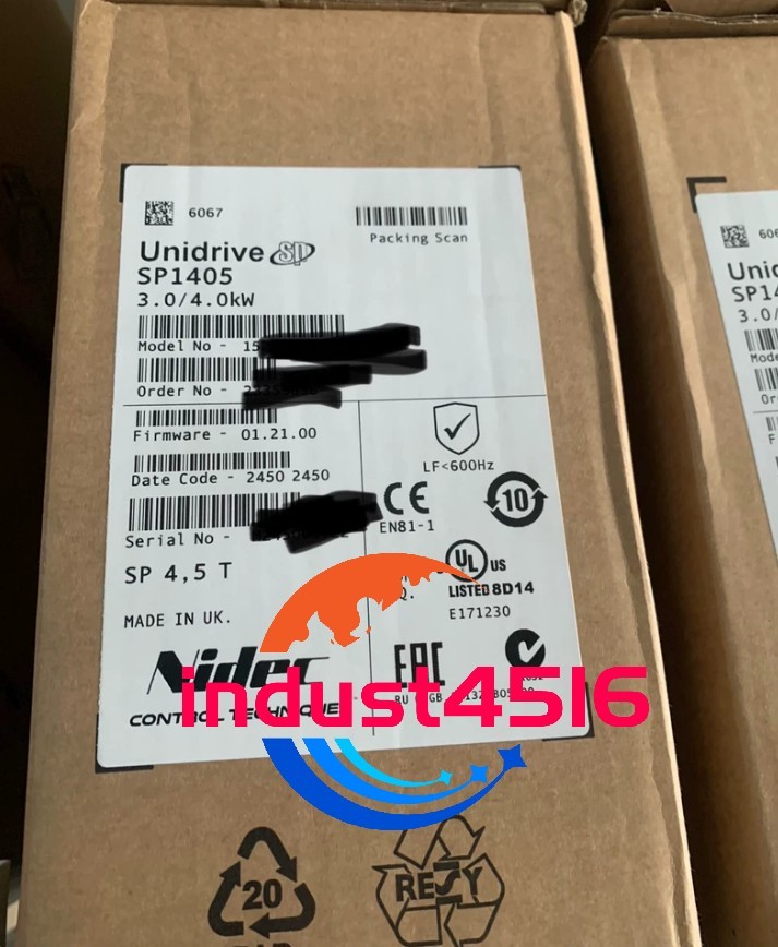 1PC New Nidec Control Techniques Unidrive SP1405 Inverter Fast Ship