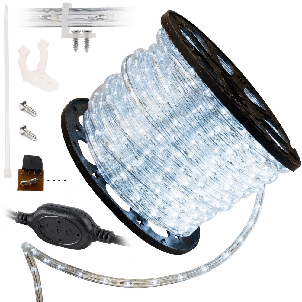 1656LEDs 150ft Outdoor Waterproof Rope Lights ETL Certified for Patio Garden Decoration