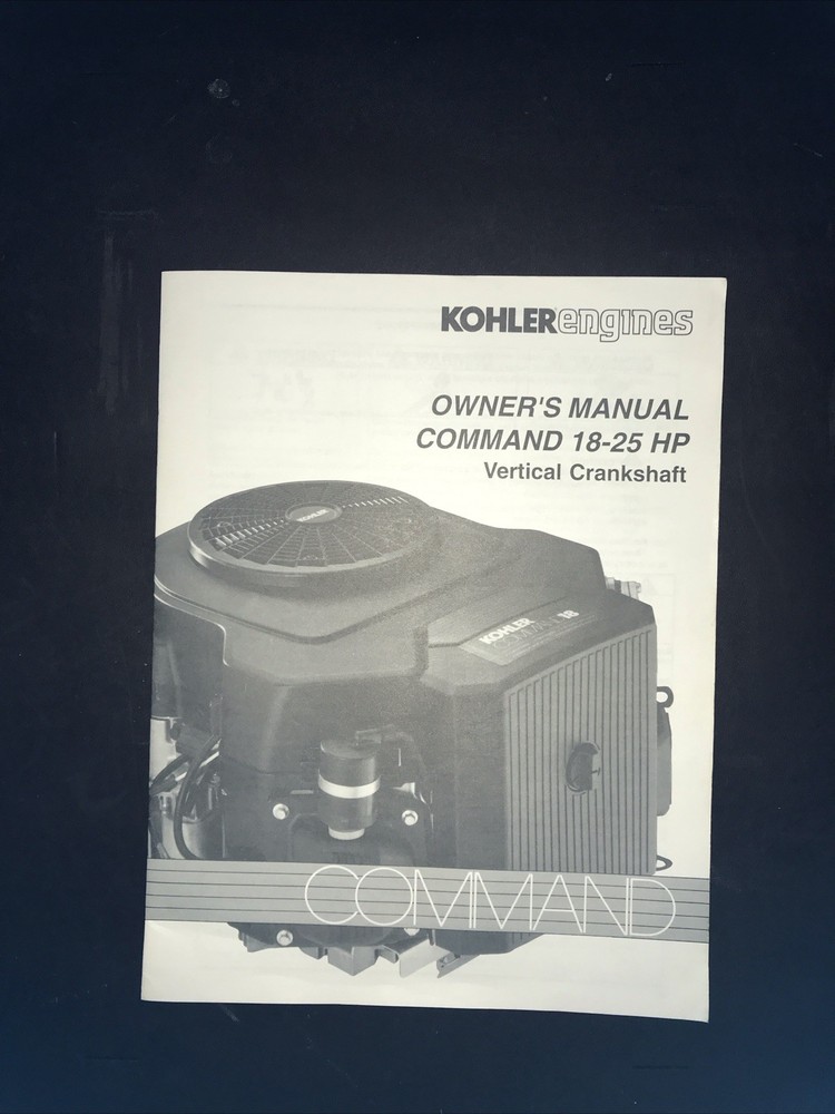 Kohler Command 18-25 HP Manual