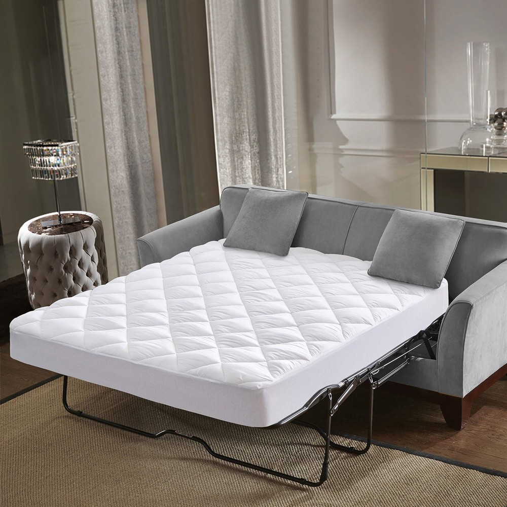 Premium Breathable Quilted Mattress Topper with Single Needle Stitch