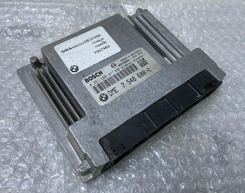 OEM BMW E65 E66 750I N62 ENGINE CONTROL UNIT ECU ONLY DME 7548600 BOSCH