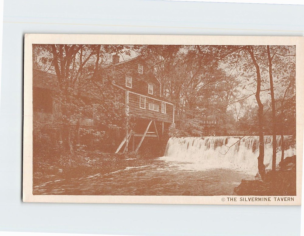 Postcard The Old Mill Silvermine Norwalk Connecticut USA