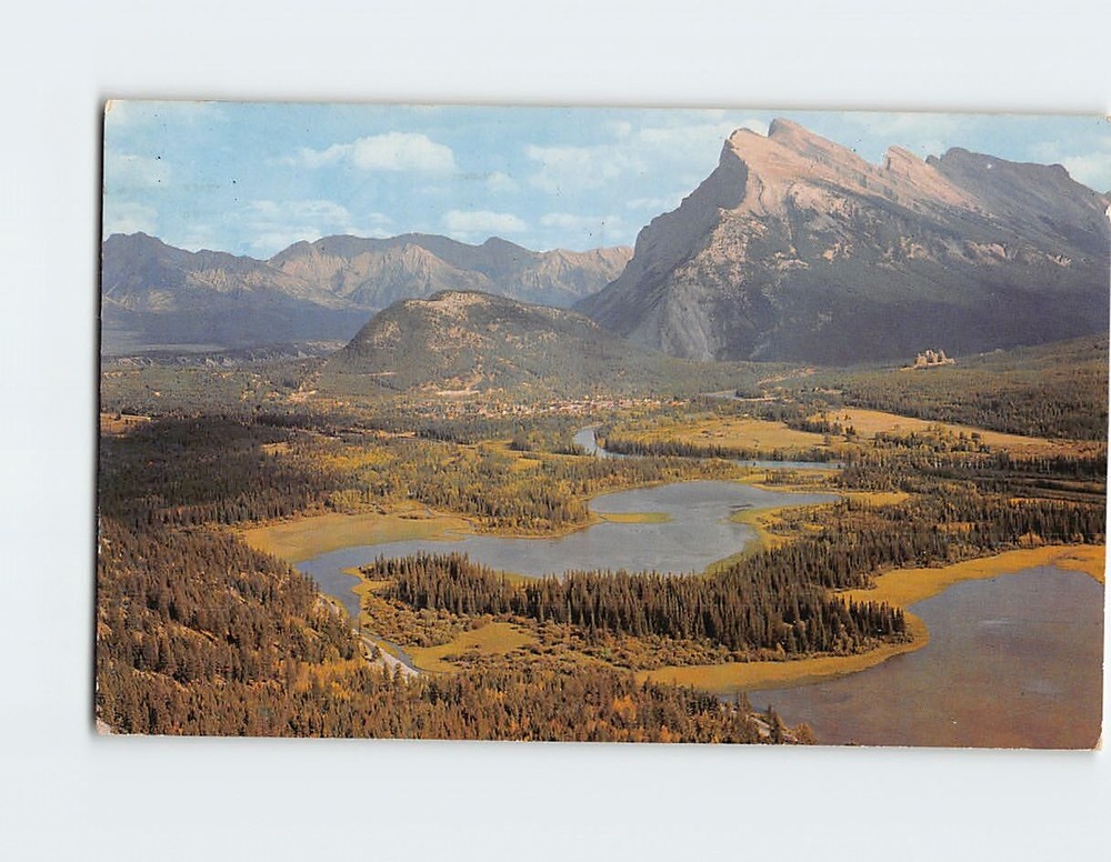 Postcard The Bow Valley Banff National Park Alberta Canada