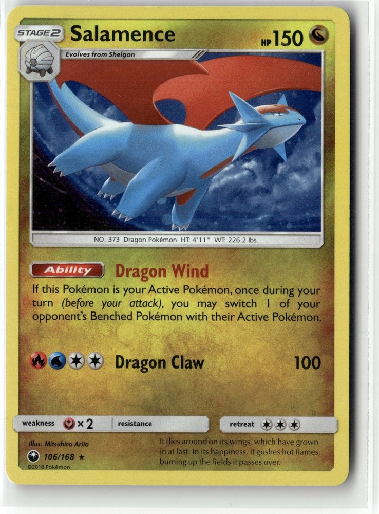 Salamence Holo Rare SM - Celestial Storm 106/168 NM