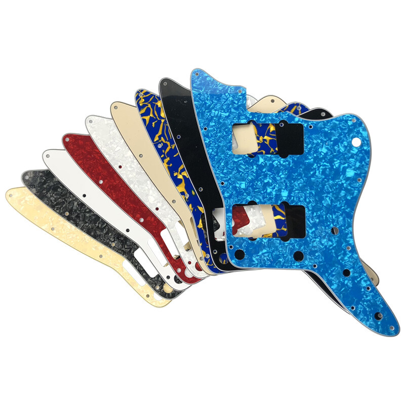 For US No Upper Controls Jazzmaster Guitar pickguard Replacement, Multicolor