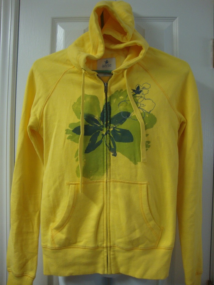 Womens juniors AMERICAN EAGLE AERIE zipper hoodie sweatshirt, sz XS
