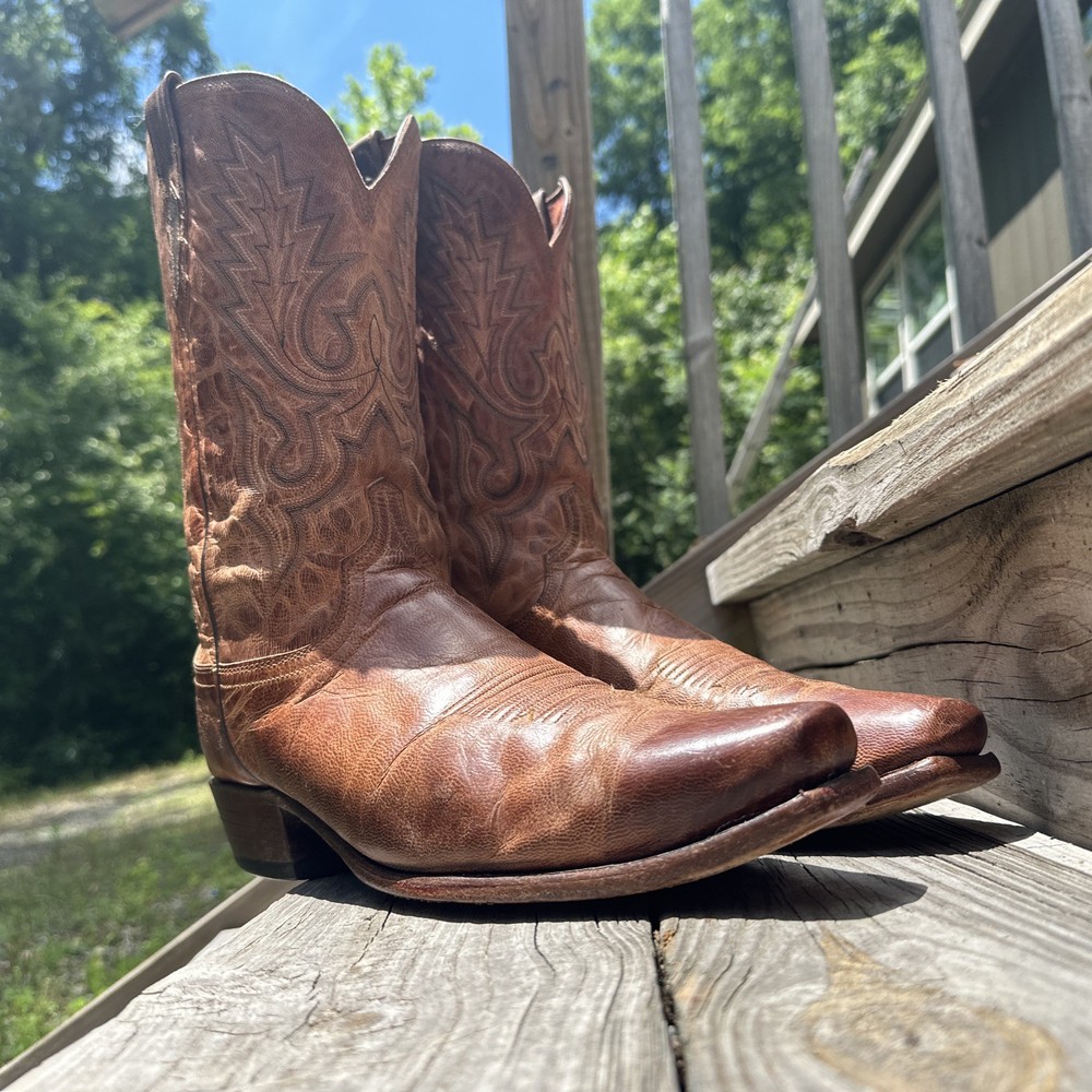 Lucchese Mad Dog Goat Boots for Men Size 13D Currently Unavailable