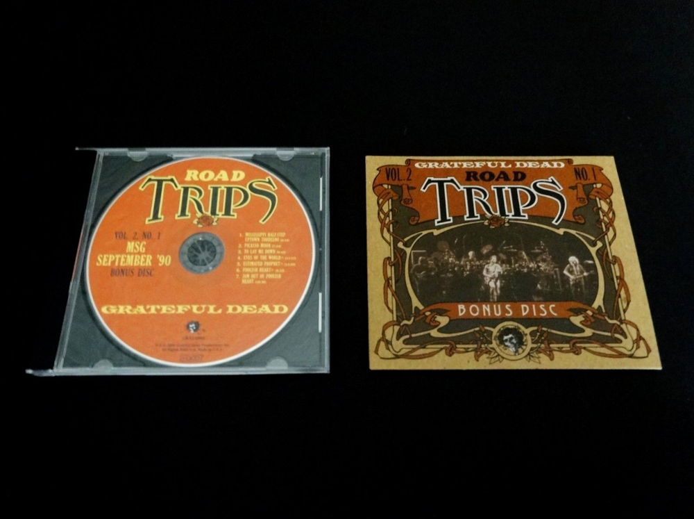 Grateful Dead Road Trips Vol 2 No 1 Bonus CD MSG Sept 90 NYC Live Concert