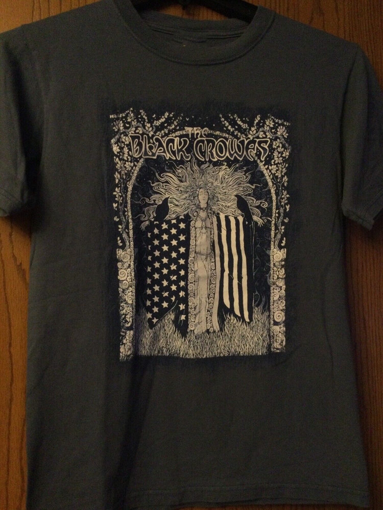 Black Crowes - Blue Tour Shirt Black Unisex All size Shirt