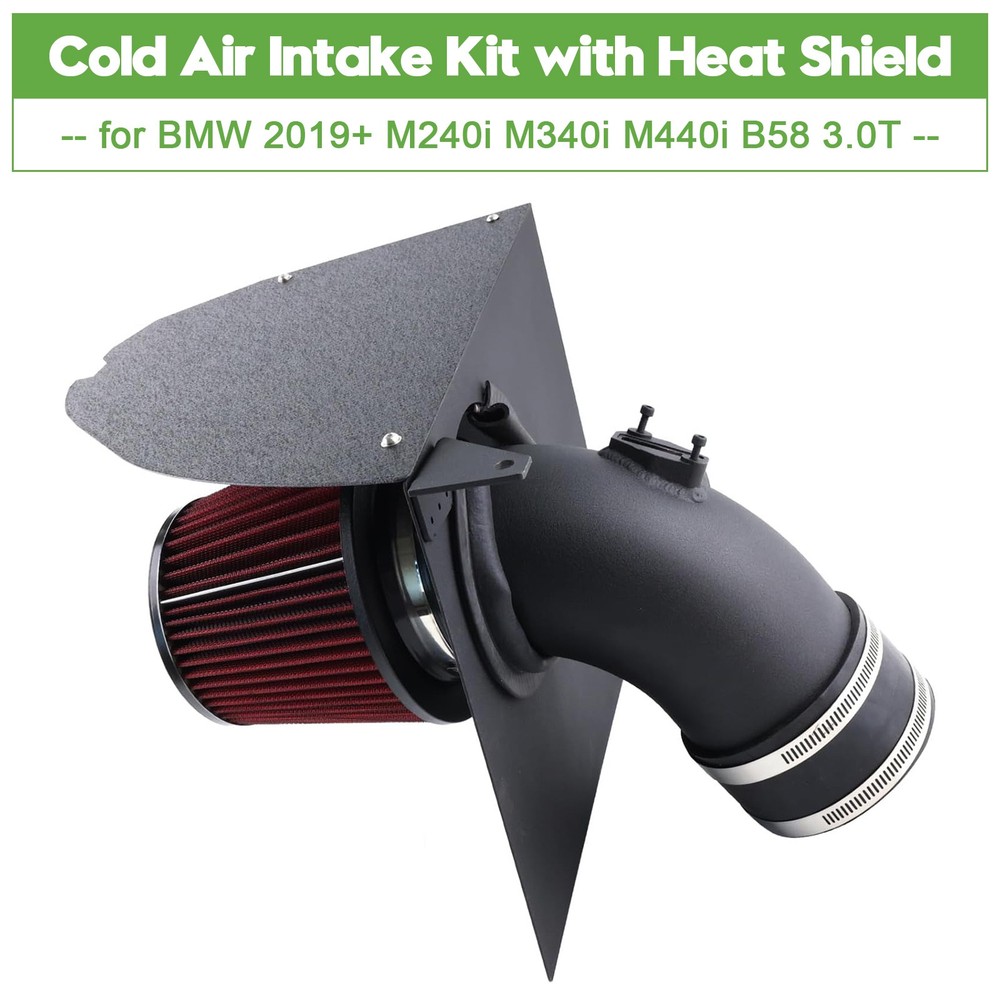 Cold Air Intake Kit with Heat Shield for BMW 2019+ M240i M340i M440i B58 3.0T