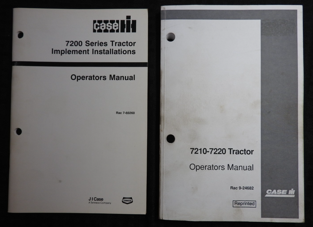 1994-1996 Genuine CASE IH 7210 7220 Magnum Tractor Operators Manual + Implement