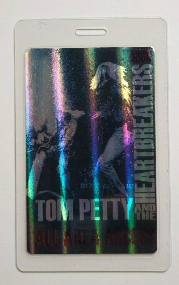 Tom Petty And The Heartbreakers Backstage Pass Hologram Original Rock Music 2005