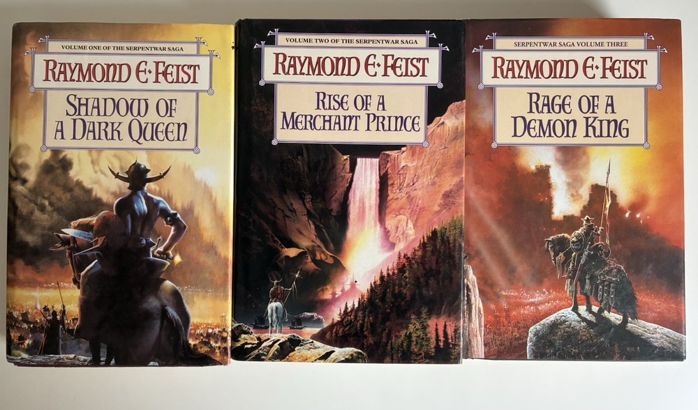 Raymond E Feist Serpentwar Saga  Books 1-3 First Edition Hardcovers