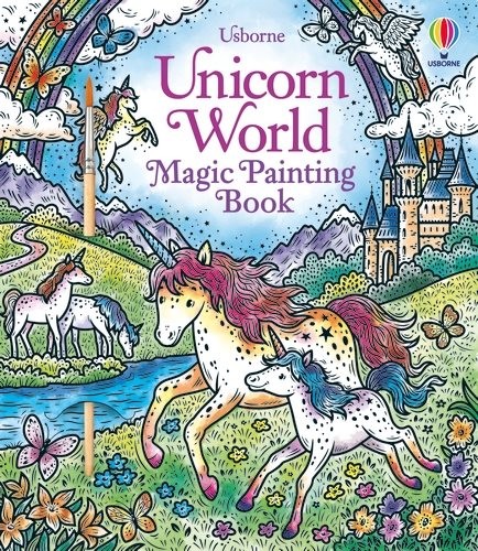 Unicorn World Magic Painting Book by Wheatley, Abigail, Like New Used, Free s...