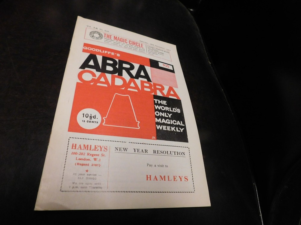 Vintage Magic / Magician Literature: Abra Cadabra # 935-image