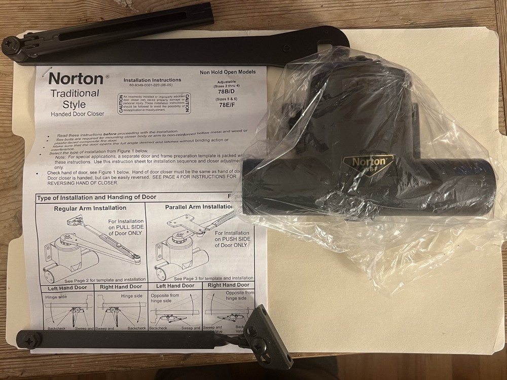 Norton 78B/D-RA x 690LH Hydraulic Door Closer - Bronze