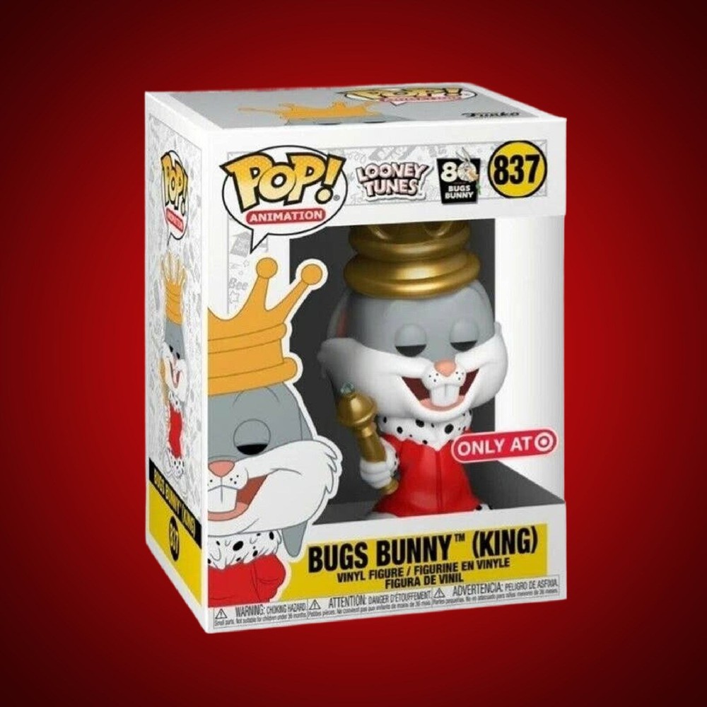 Looney Tunes King Bugs Target Exclusive Funko Pop 837