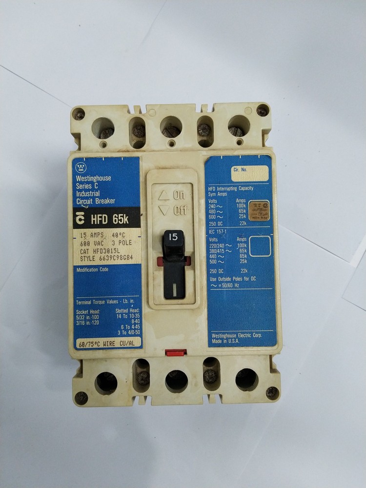 Westinghouse Circuit Breaker HFD3015L