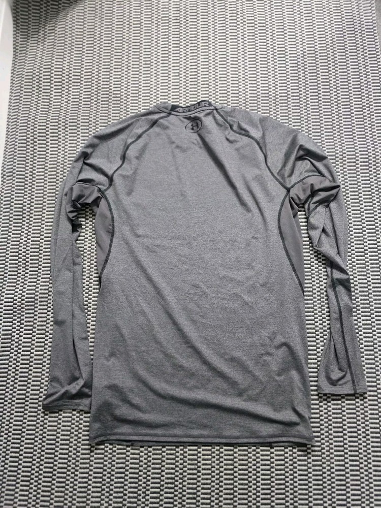 Under Armour heatgear compression gym  Mens Long Sleeve Shirt Size 2XL gray
