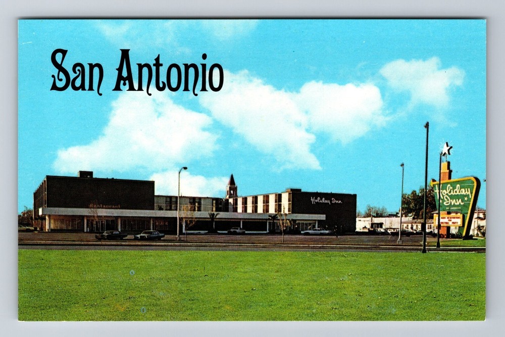 San Antonio TX-Texas Holiday Inn Downtown Vintage Postcard Standard Souvenir