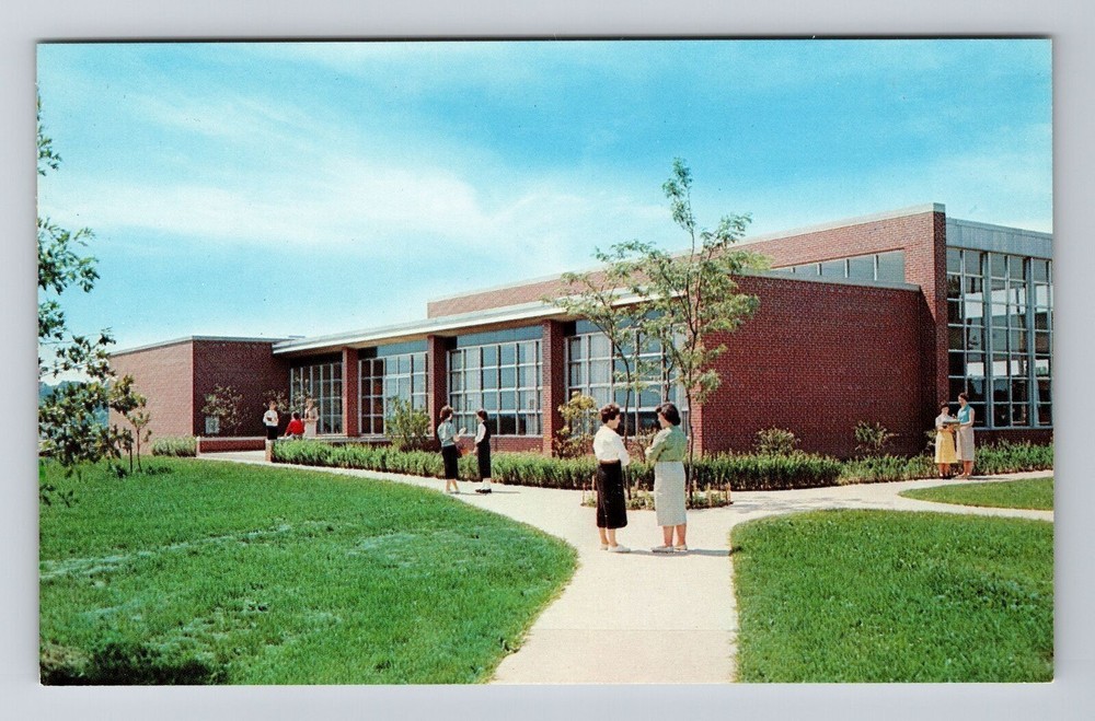 Greensburg PA-Pennsylvania Reeves Library Seton Hill College Vintage Postcard