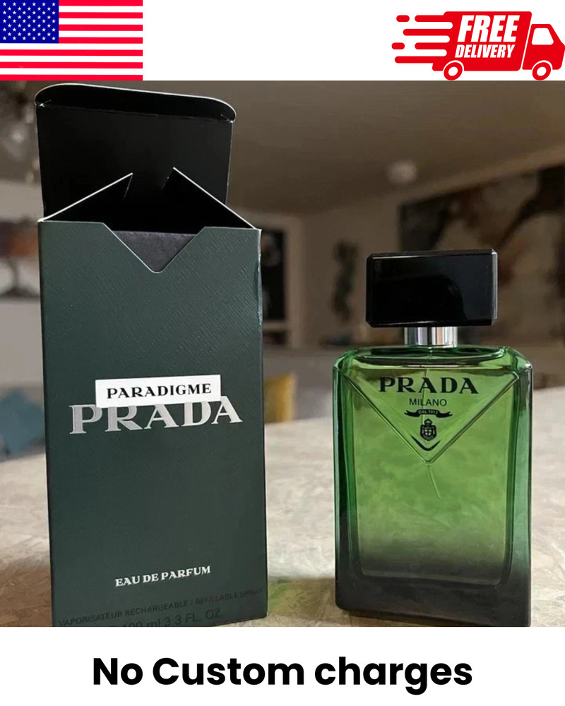 Prada Paradigme 3.3 Oz / 100mL Eau de Parfum Men New Sealed Box