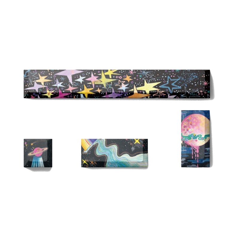SPACE ENTER Cherry PBT Dye Sub Keycaps for DIY Mechanical Keyboards
